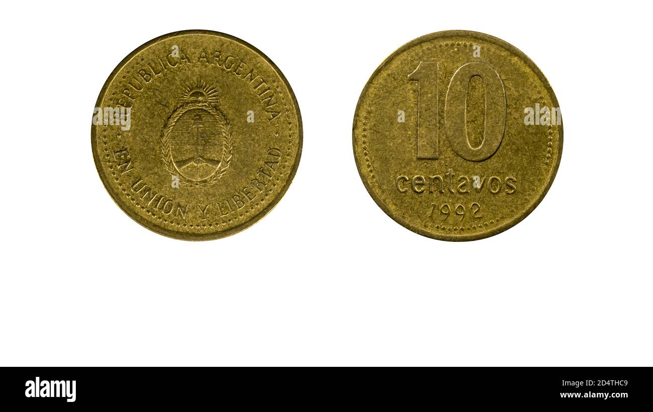 Монета Аргентина 5 сентаво (centavos) 2010 стоимостью 111 руб.