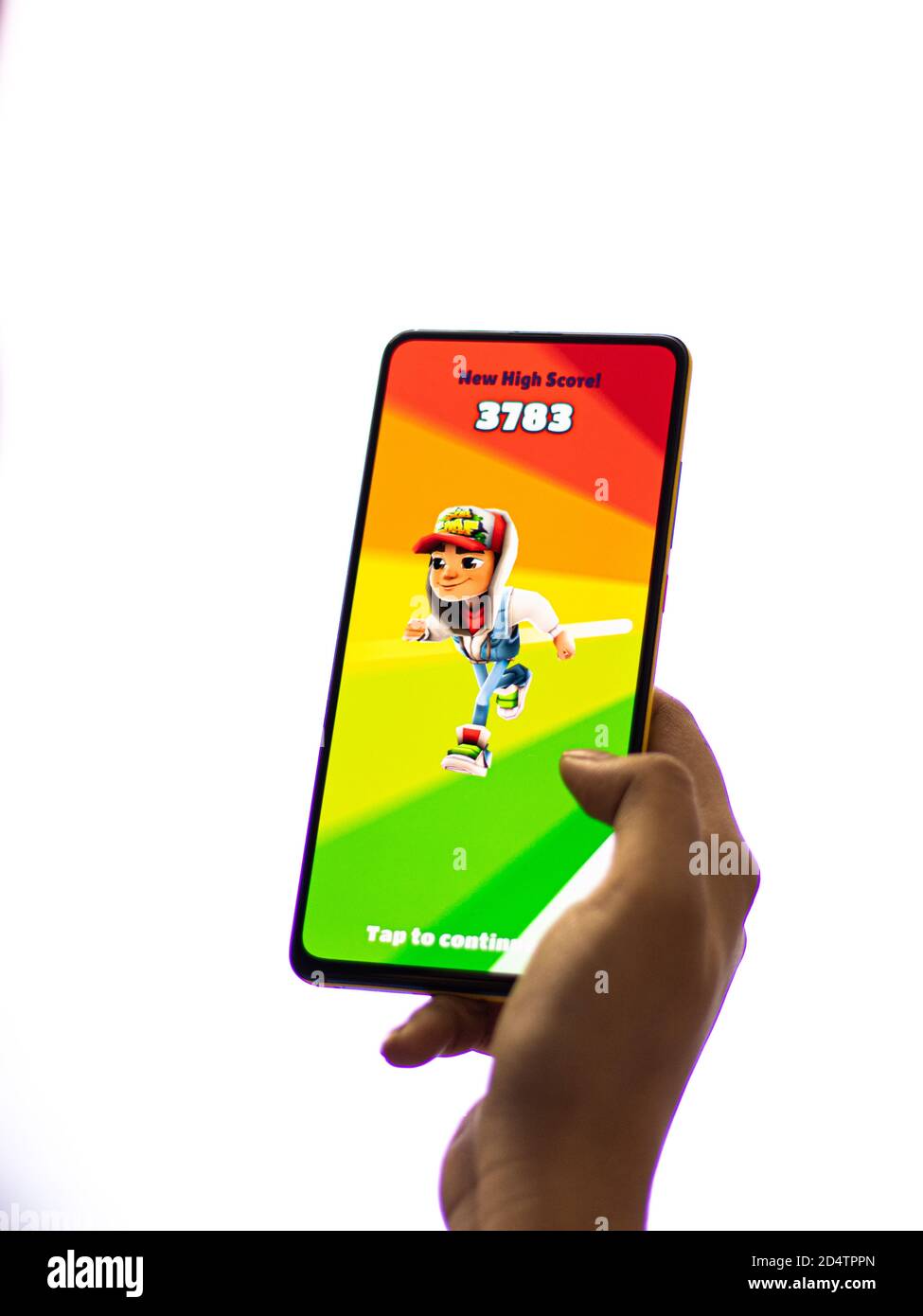 Berlin, Germany July 15 2023 Subway surfers game on phone screen in hand  Stock Photo - Alamy