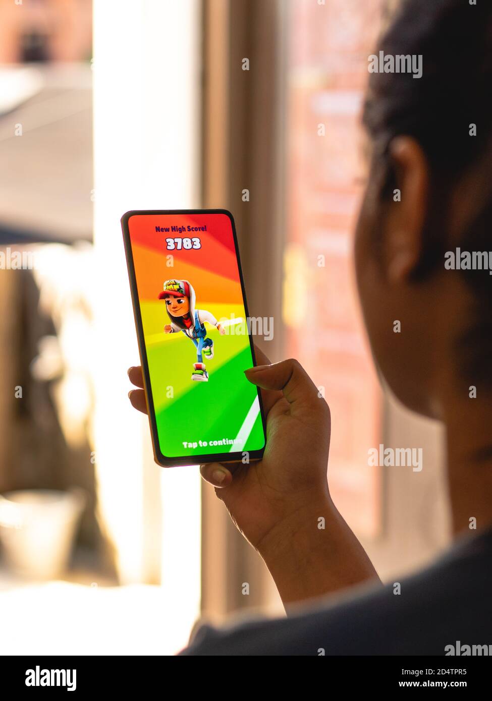 Ryazan, Russia - May 03, 2018: Subway Surfers mobile app on the display of  tablet PC Stock Photo - Alamy