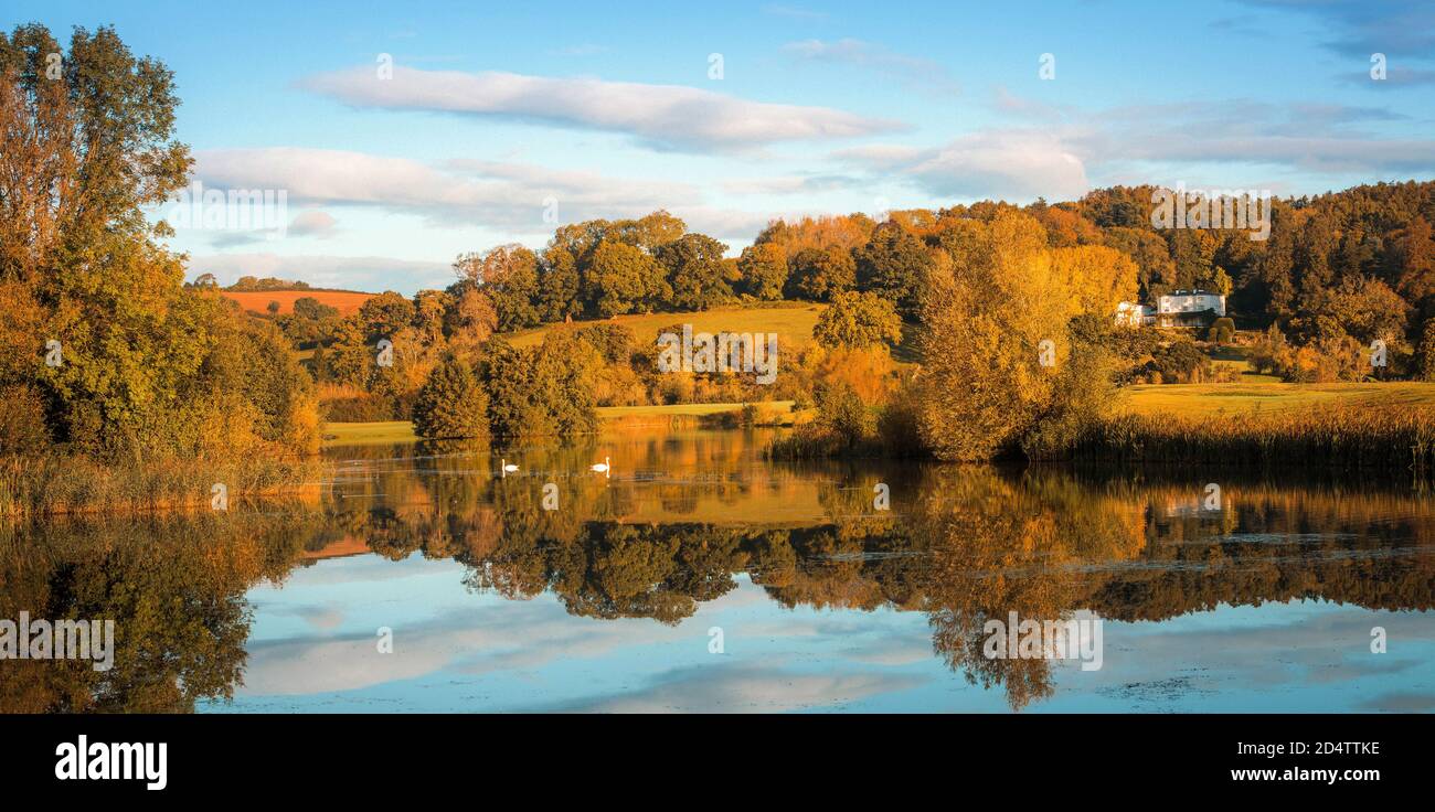 Caerleon, Newport Gwent, South Wales in autumn Stock Photo