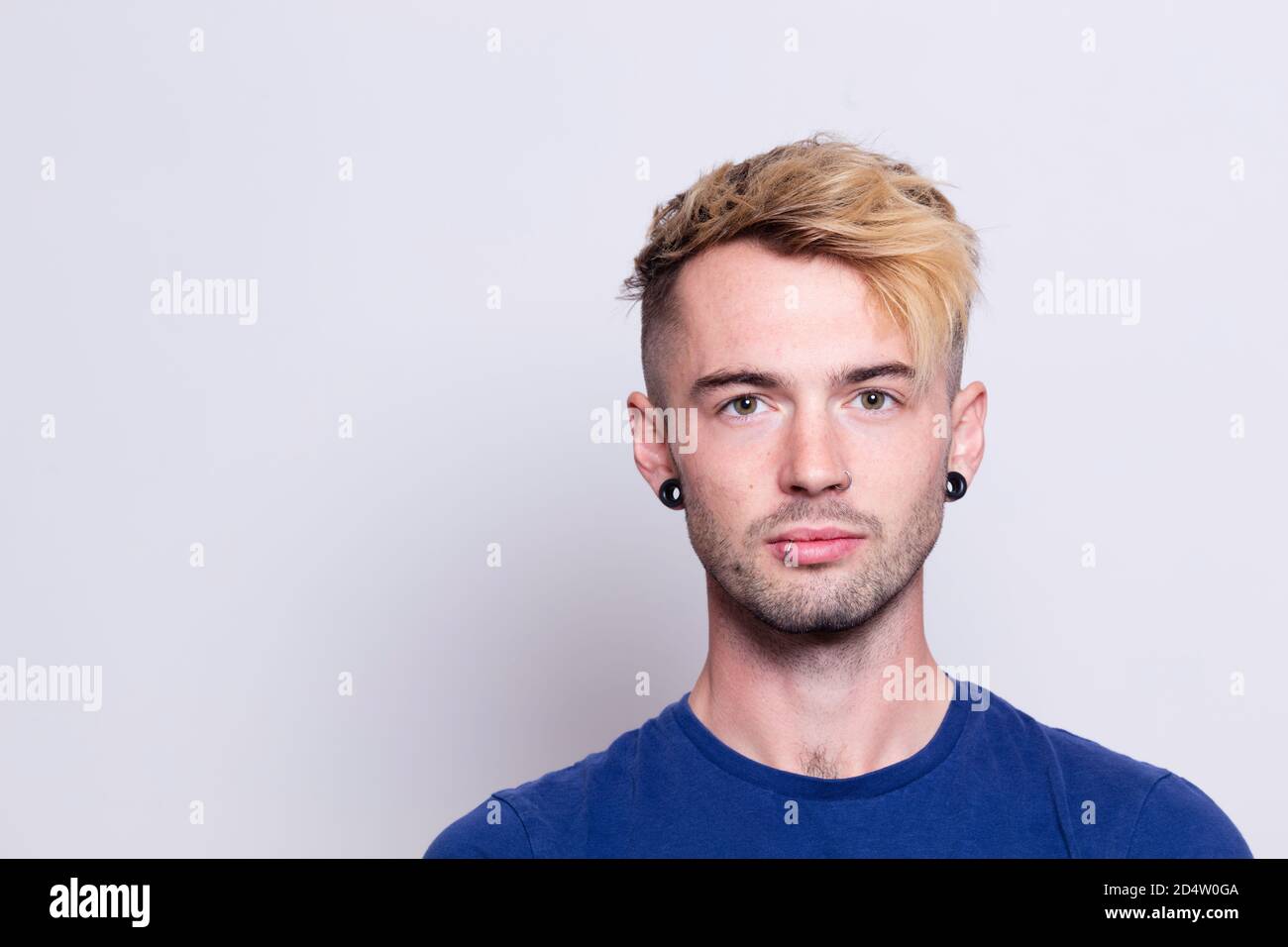 Men with two earrings deals
