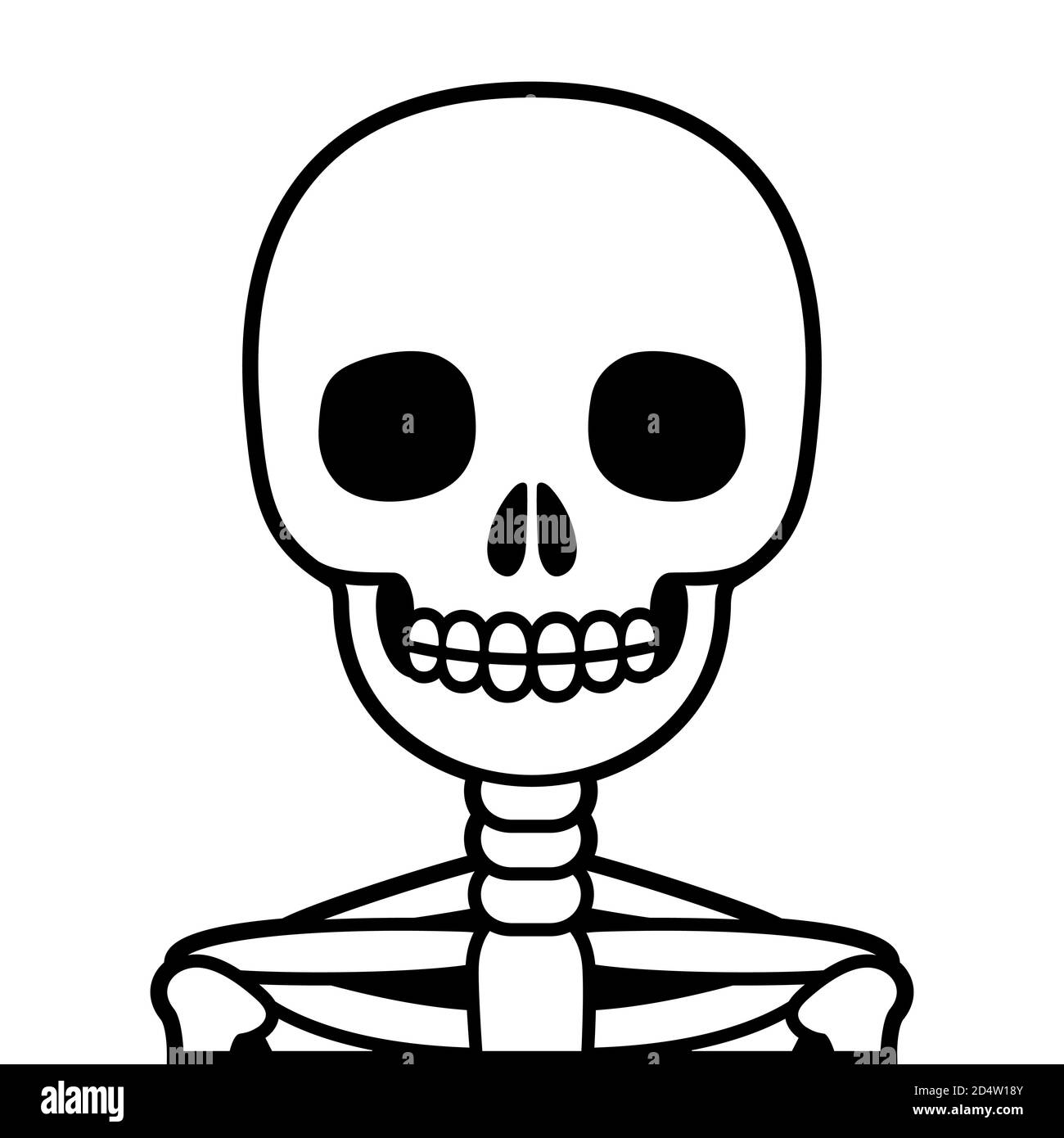 Cartoon skeleton hi-res stock photography and images - Alamy