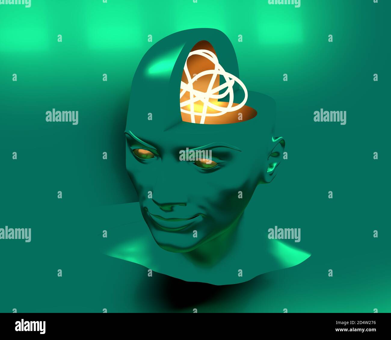 Open minded woman Stock Photo Alamy