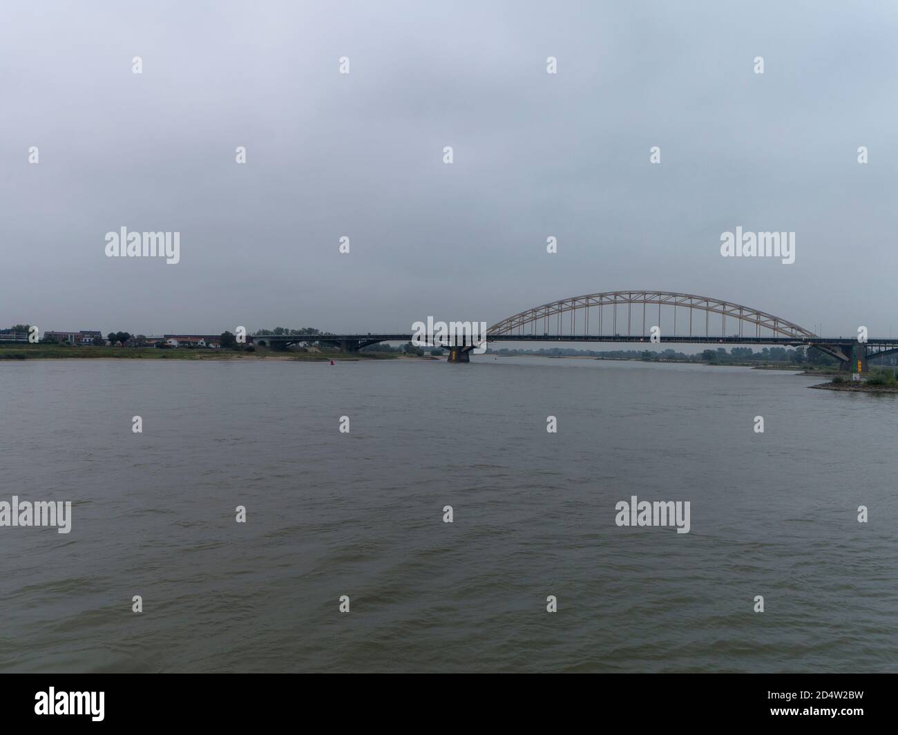 The Waalbrug bridge in Nijmegen, the Netherlands Stock Photo