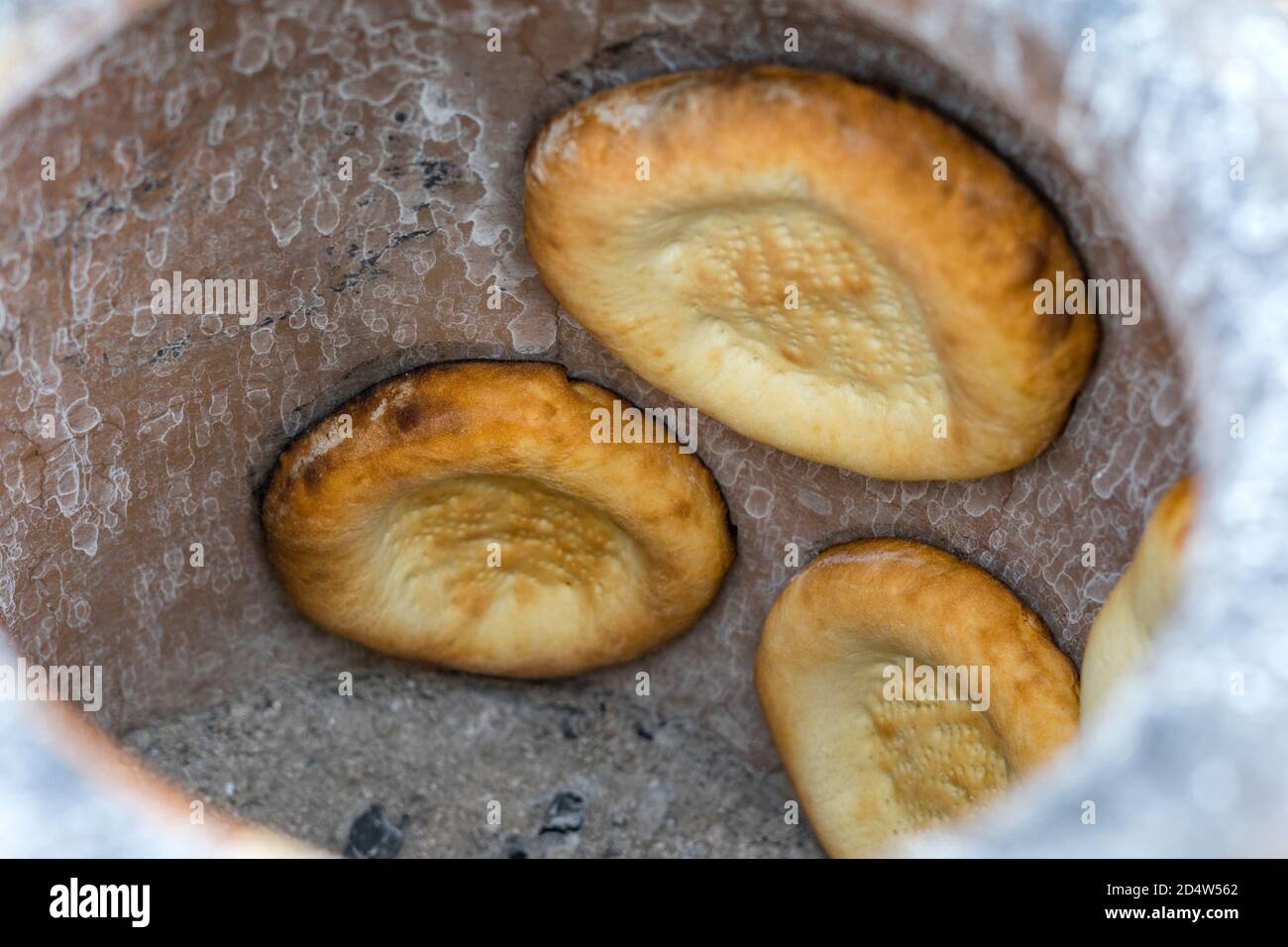 Lavash, flat unleavened white bread in the form of a thin flatbread