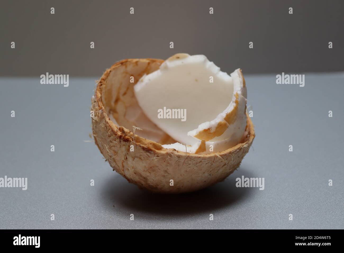 Have you seen or drink king coconut, this is the inside of king coconut