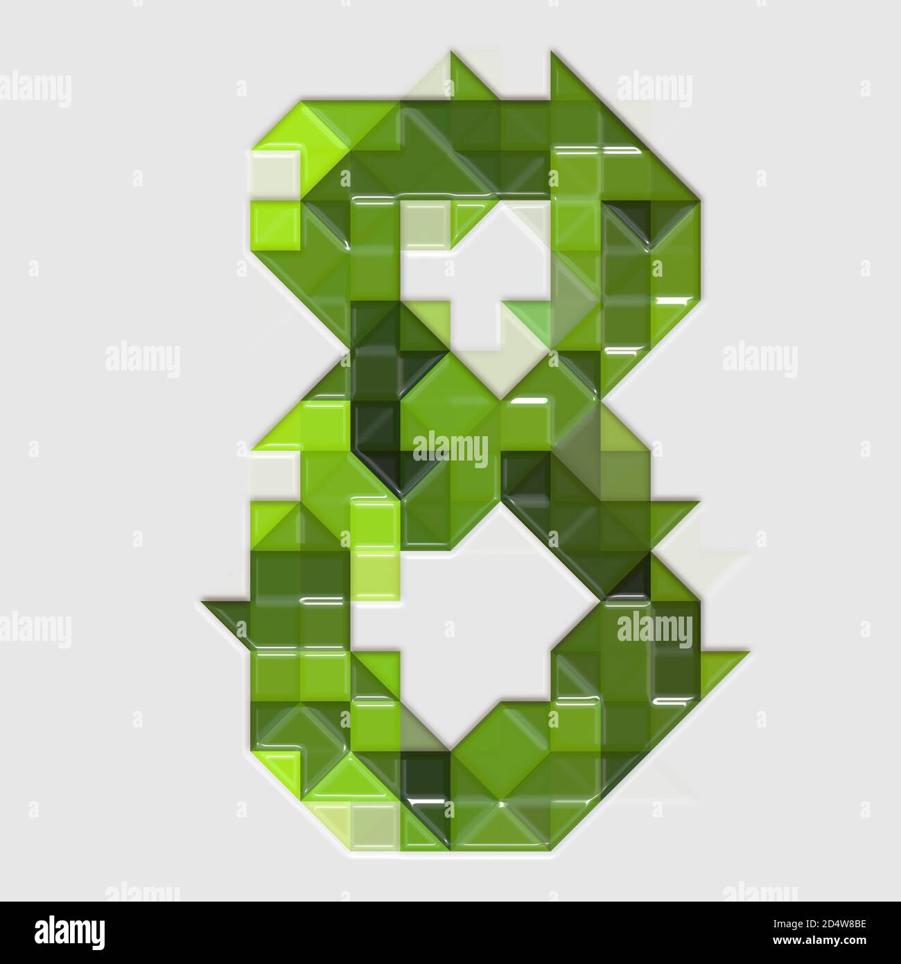 Glossy Tiles Numbers Stock Photo - Alamy