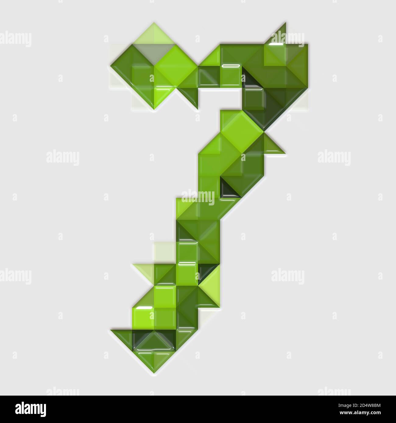 Glossy Tiles Numbers Stock Photo - Alamy
