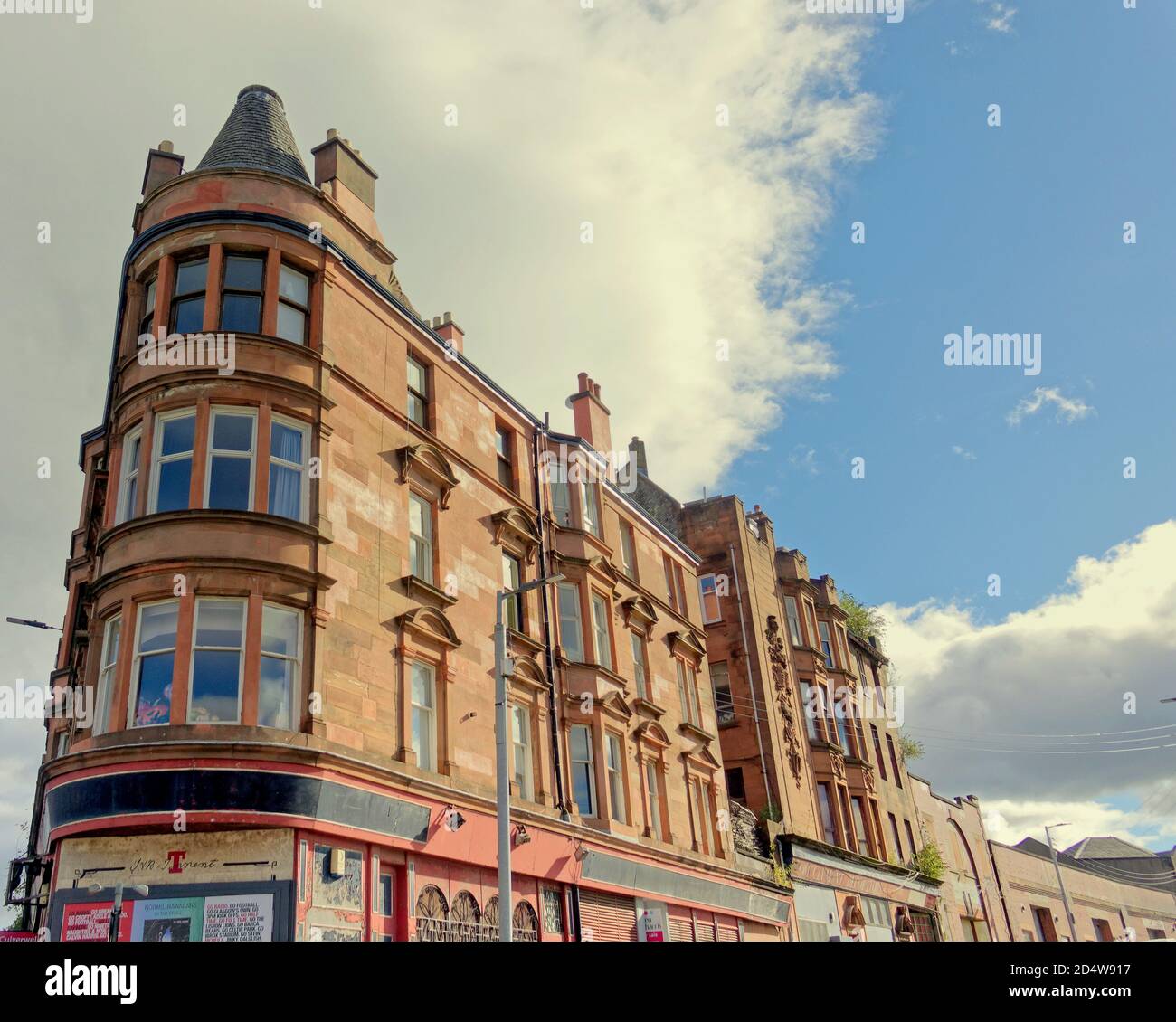 Glasgow, Scotland, UK, 11th October, 2020:Dennistoun voted eighth best place in the world to live by time out or eight h coolest  place to live in the world. The gentrification of the east end working class area is reflected in the sites and people,  Credit: Gerard Ferry/Alamy Live News Stock Photo
