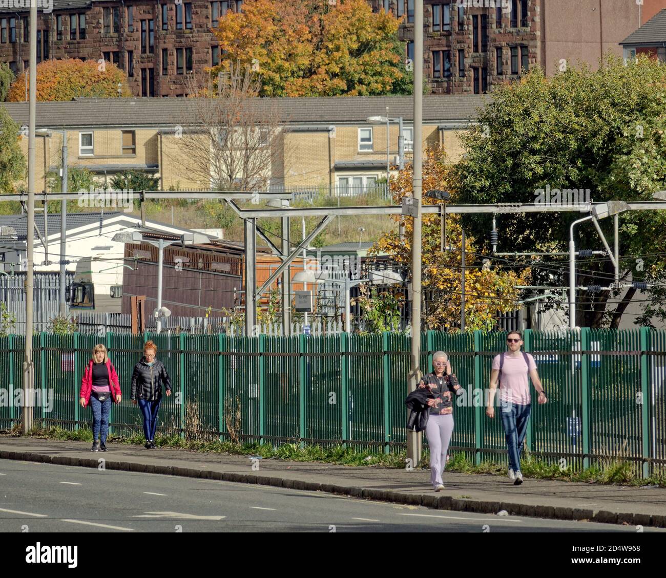 Glasgow, Scotland, UK, 11th October, 2020:Dennistoun voted eighth best place in the world to live by time out or eight h coolest place to live in the world. The gentrification of the east end working class area is reflected in the sites and people, Credit: Gerard Ferry/Alamy Live News Stock Photo