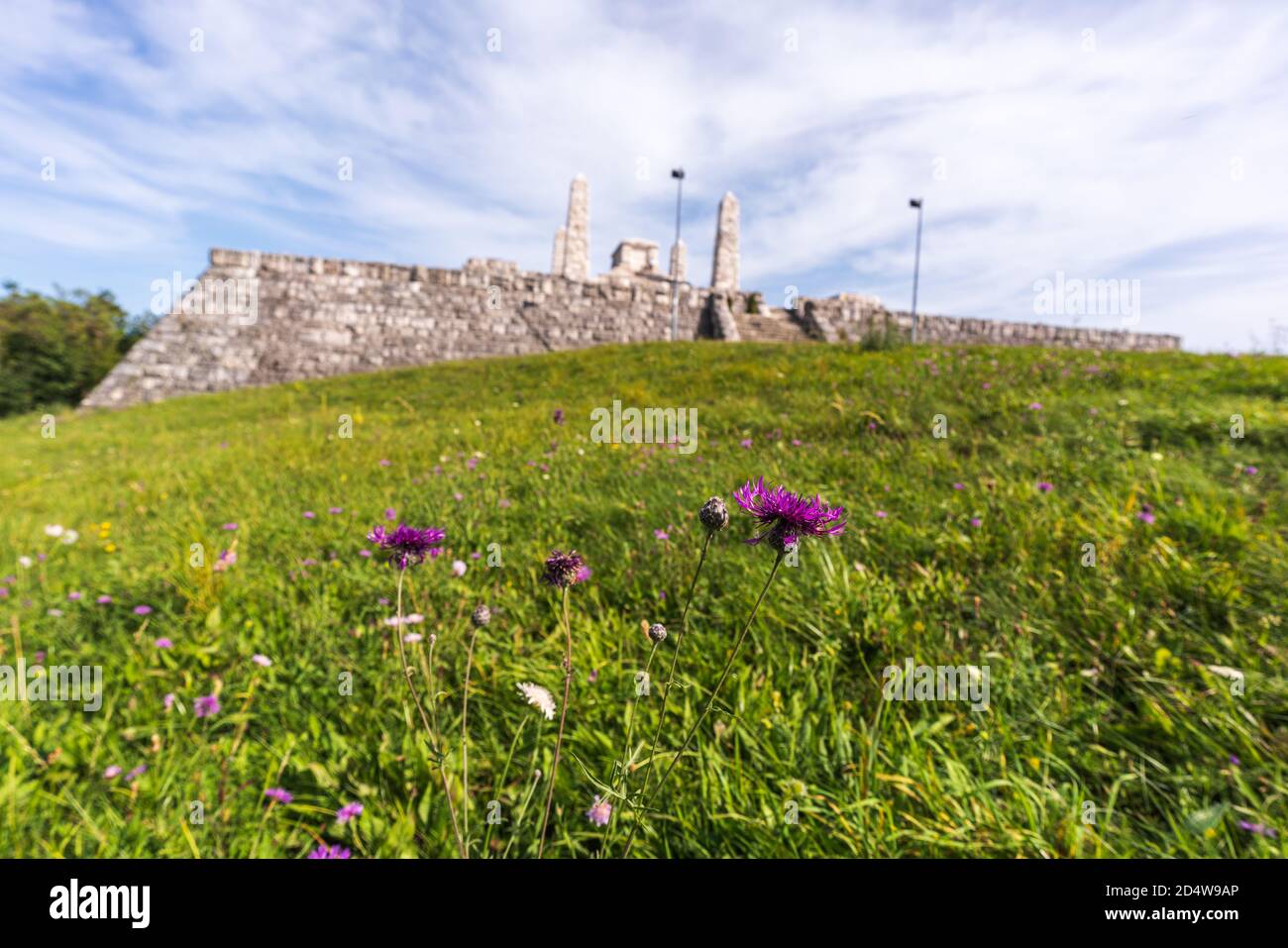 Mohyla Of Milan Rastislav Stefanik On The Bradlo Hill In Brezova Pod Bradlom Slovakia Stock Photo Alamy