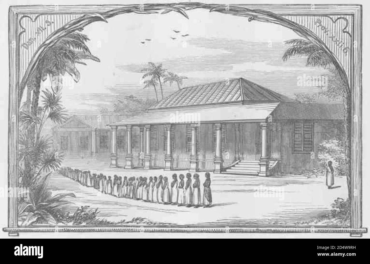 Mrs. Corbold's Girls' School, Madras Stock Photo