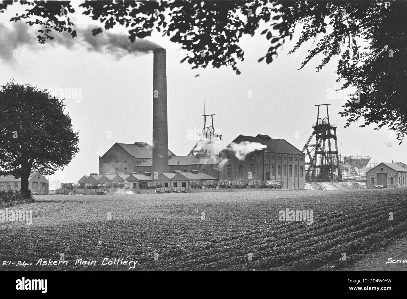 Askern main colliery Stock Photo