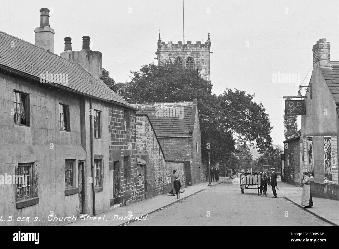 church street darfield barnsley Stock Photo Alamy