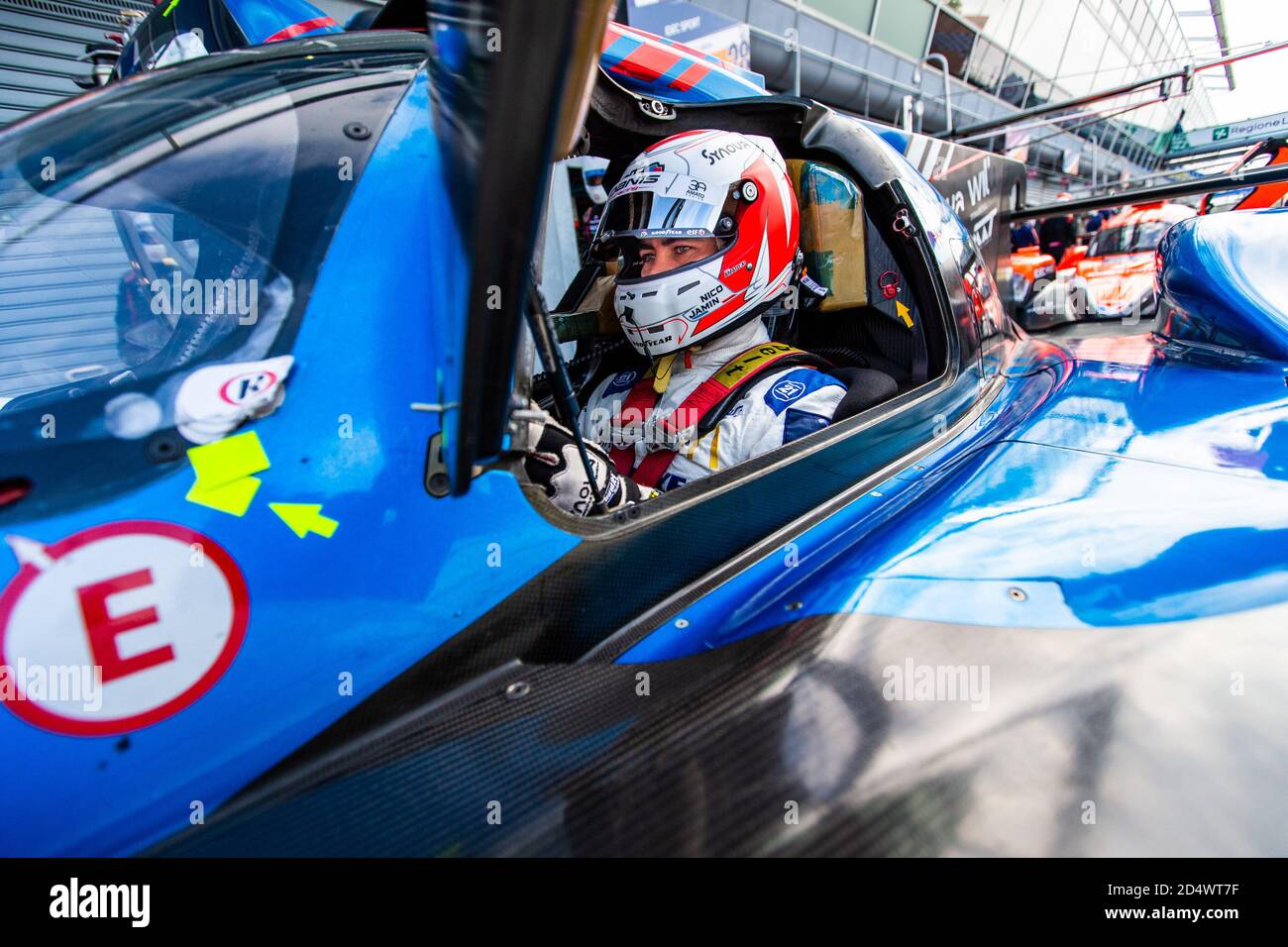 Monza, Italy. 11th October, 2020. Jamin Nicolas (fra), Panis Racing, Oreca 07 Gibson, ambiance, portrait during the 2020 4 Hours of Monza, 4th round of the 2020 European Le Mans Series, from October 9 to 11, 2020 on the Autodromo Nazionale di Monza, Italy - Photo Germain Hazard / DPPI Credit: LM/DPPI/Germain Hazard/Alamy Live News Stock Photo