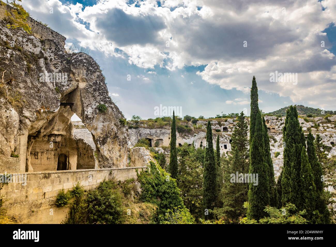 Gravina in Puglia Italy. The ancient cave church of San Michele