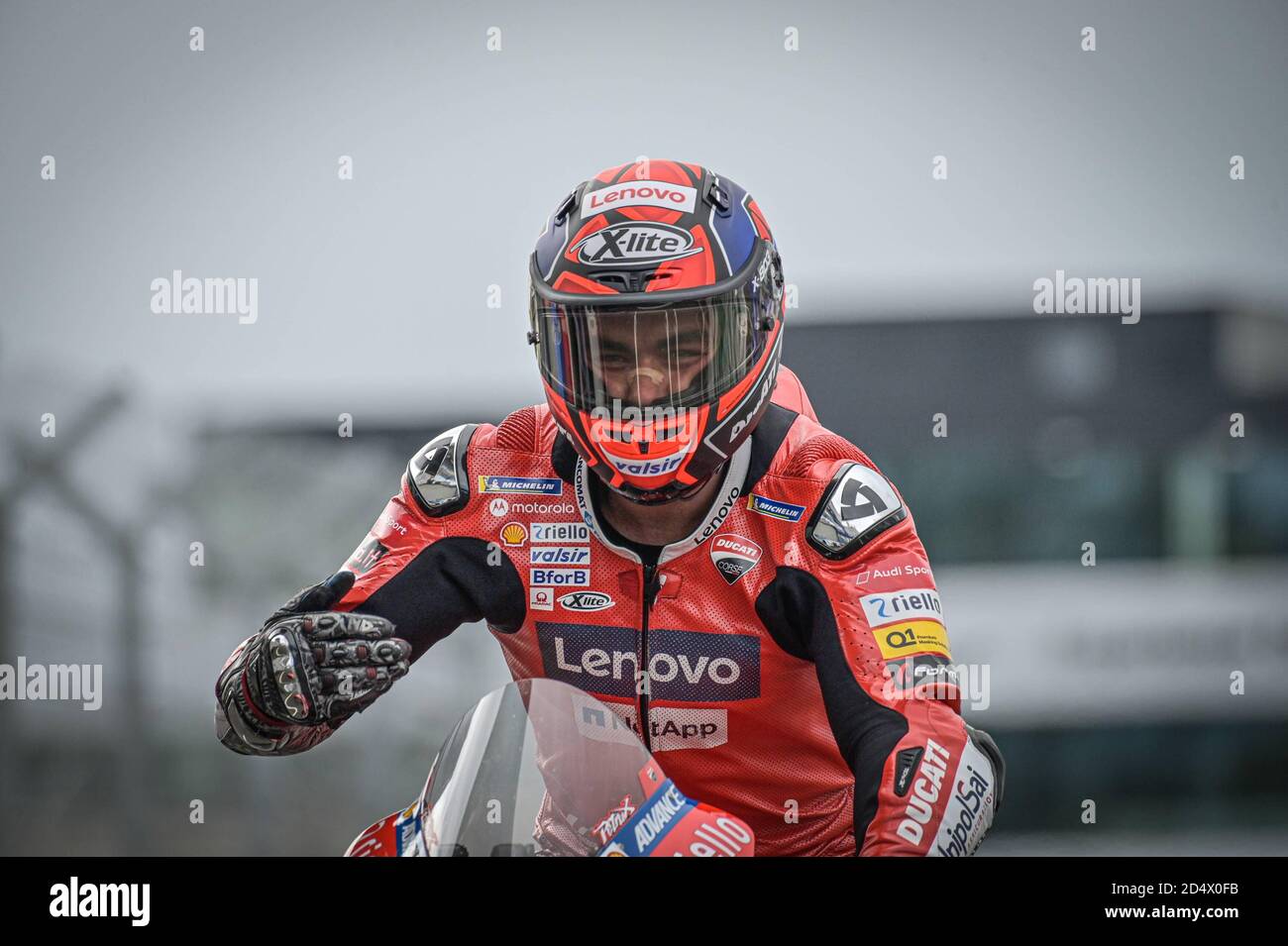 Le Mans, France. 11th Oct, 2020. Races of MotoGP Shark Helmets Grand Prix  de France at Le Mans Circuit. October 11, 2020 Carreras del Gran Premio  Shark Helmets de Francia de MotoGP