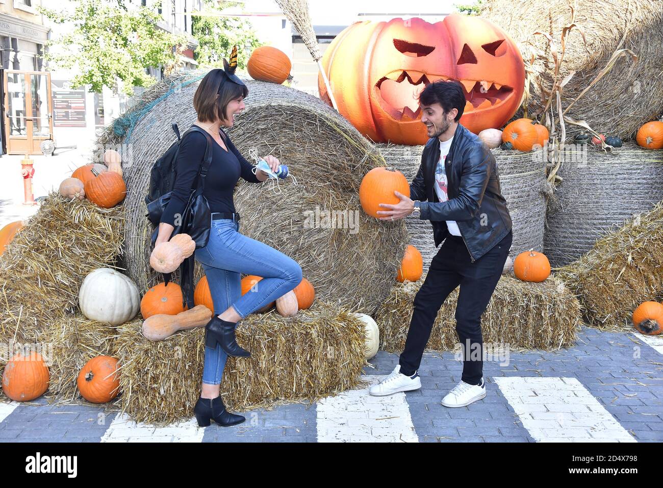Rome Ita 10th Oct 2020 Inauguration Halloween Cinecitta World Rome Italy 10 10 2020 Credit Independent Photo Agency Alamy Live News Stock Photo Alamy