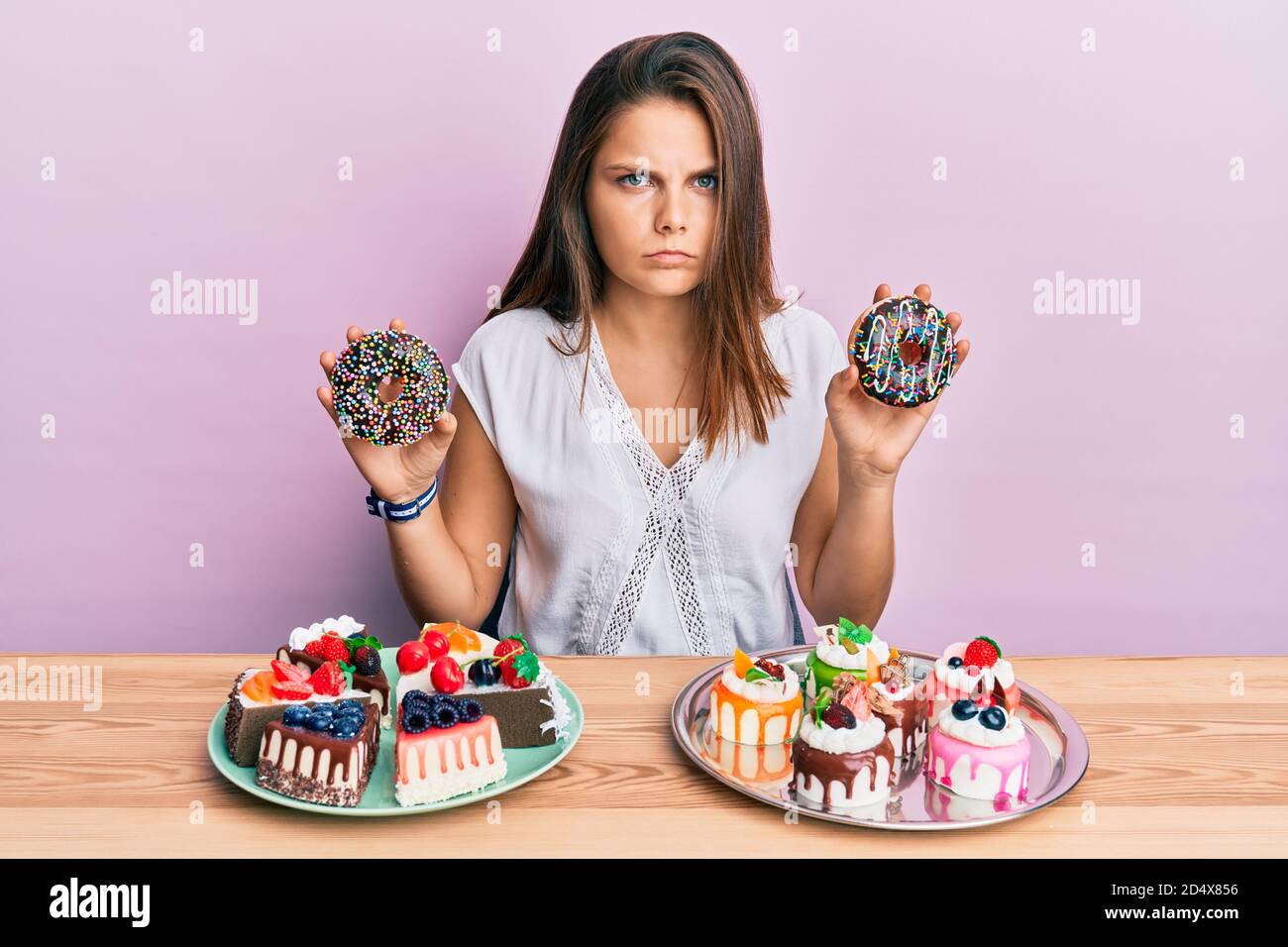 Woman frown cake hires stock photography and images Alamy