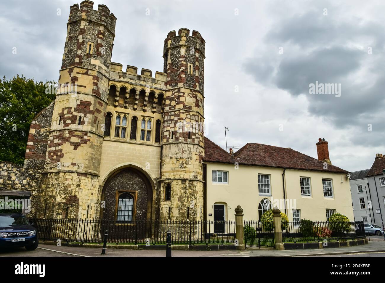 Cemetery Gate of St Augustine's Abbey in Canterbury, England Stock Photo