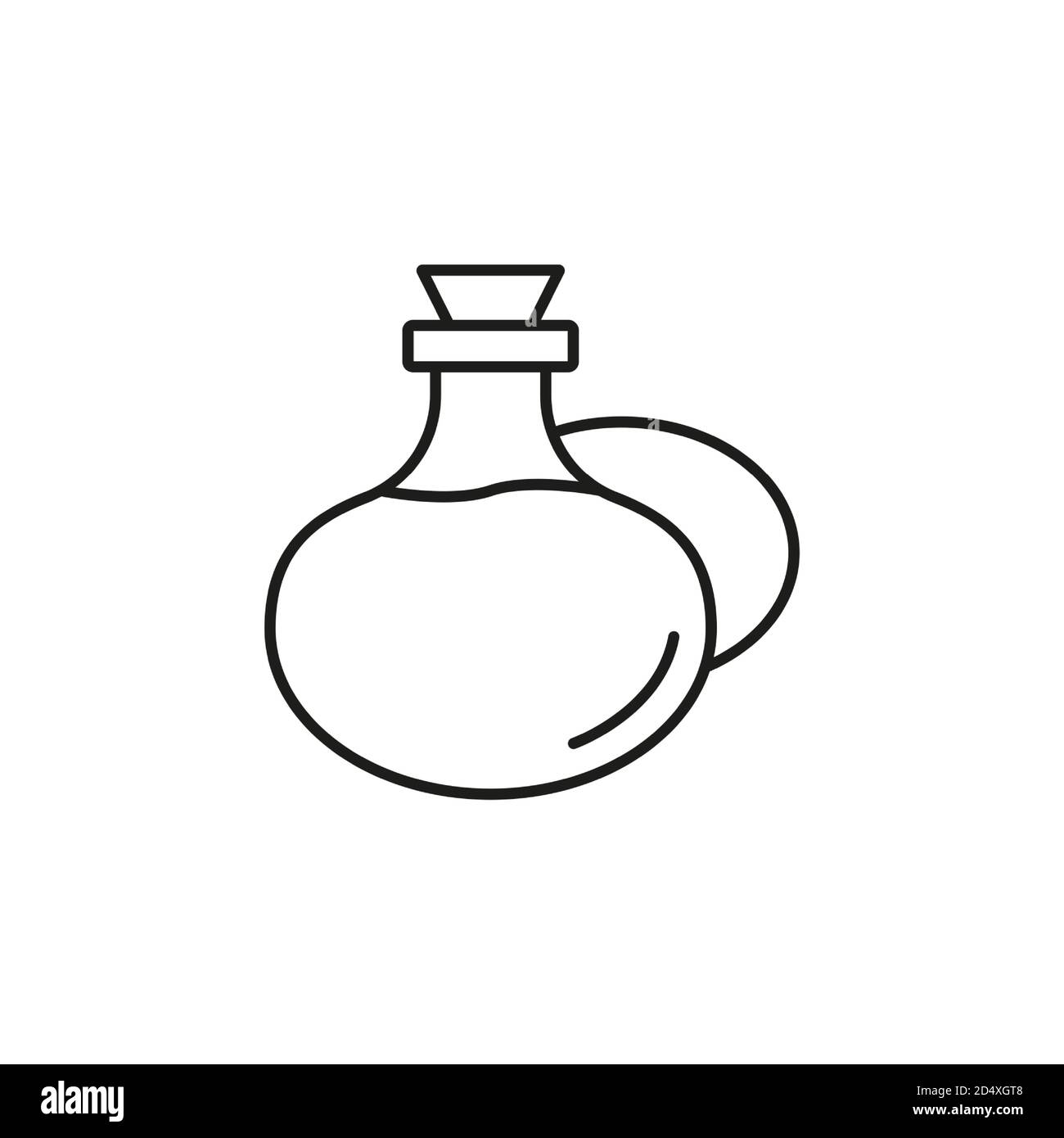 olive oil icon element of kitchen icon for mobile concept and web apps. Thin line olive oil icon can be used for web and mobile. Premium icon on white Stock Vector