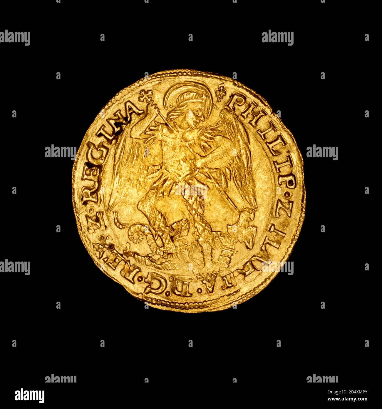 Gold angel coin tudor hires stock photography and images Alamy