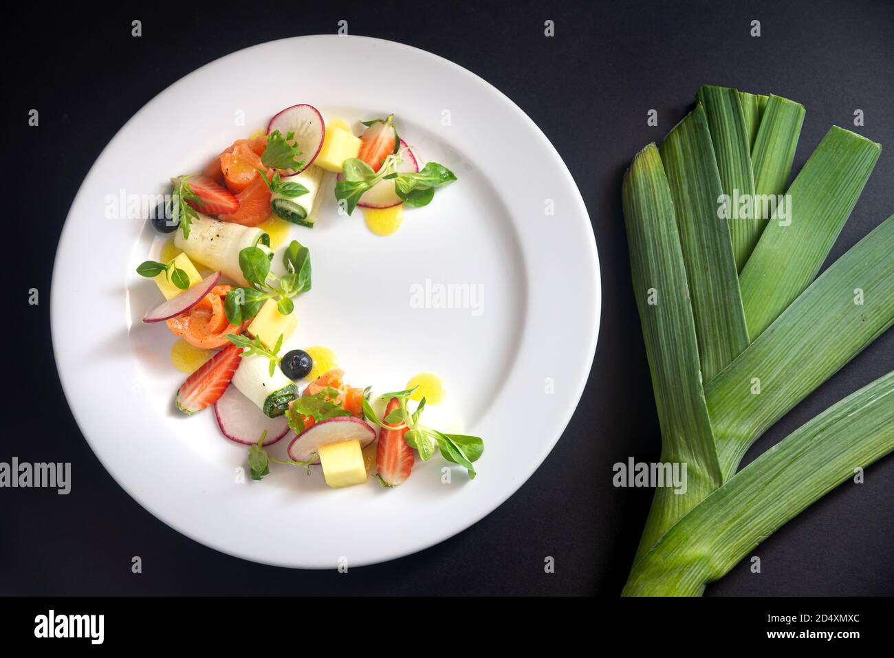 Fresh Fish Plate Presentation