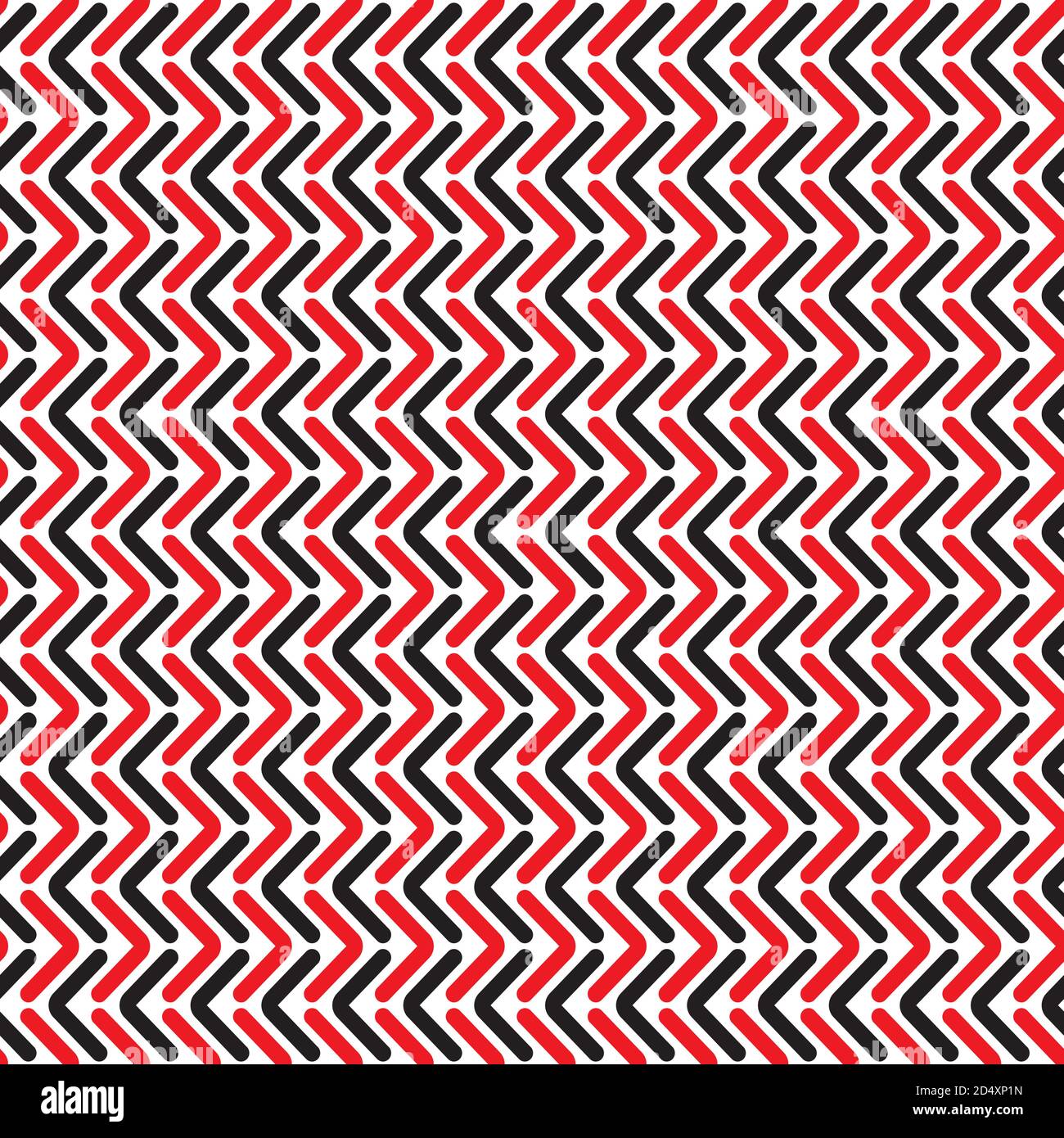 Seamless abstract geometric rounded herringbone chevron background. Stock Vector