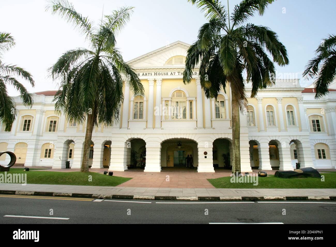 Museum The Arts House in the old parliament Singapore Stock Photo