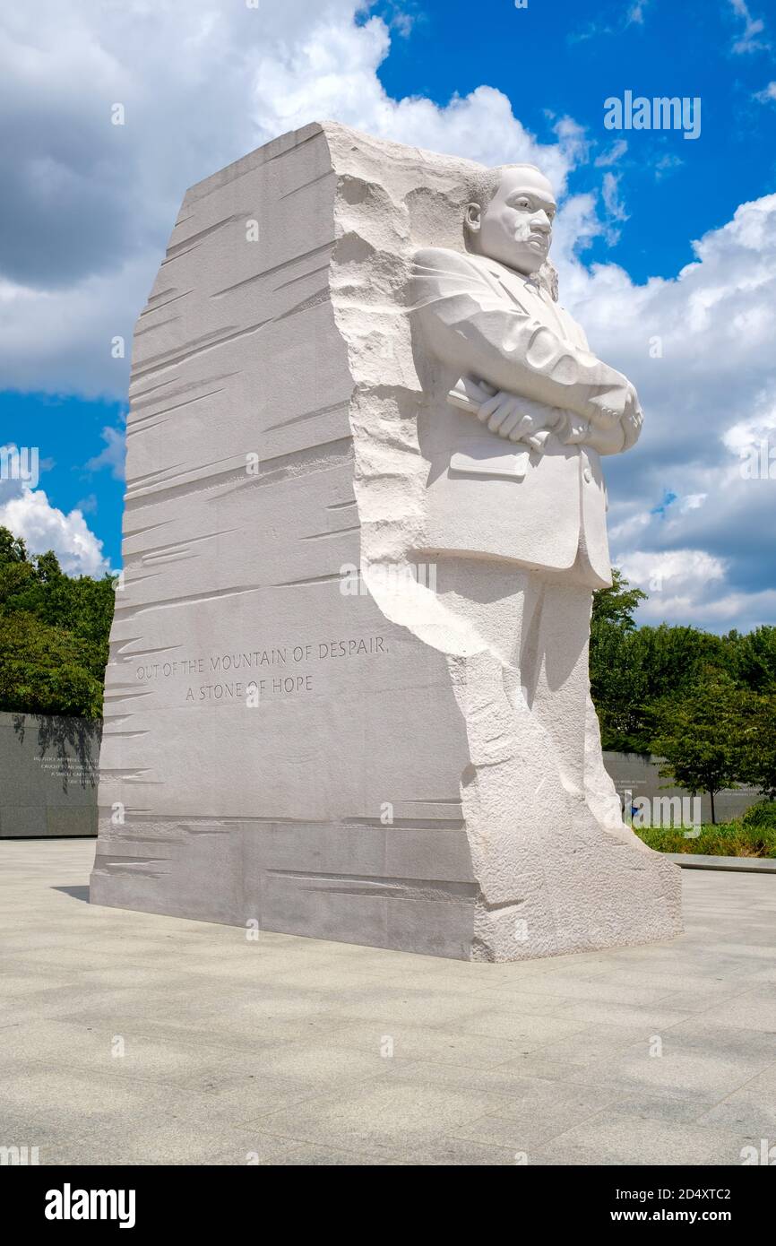 The Martin Luther King Jr. National Memorial in Washington D.C Stock ...