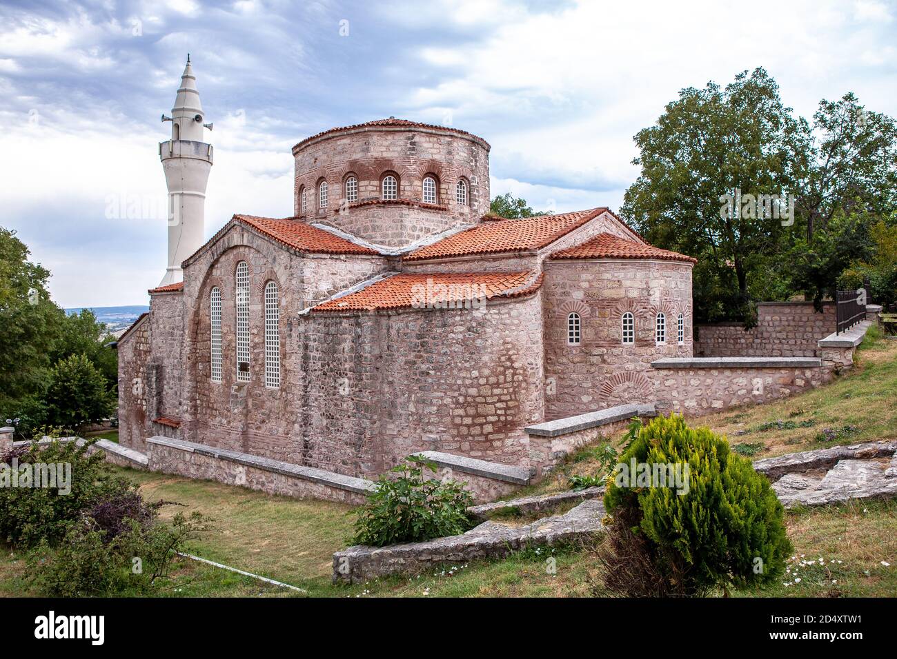 Gazi Suleyman Pasha Mosque (Hagia Sophia of Vize), Vize - Kirklareli. Stock Photo