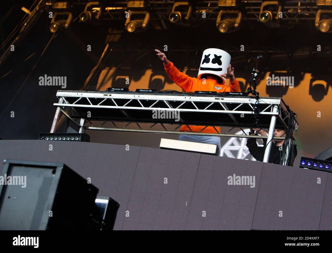 Electronic Music Star 'Marshmello' Performs live during the annual