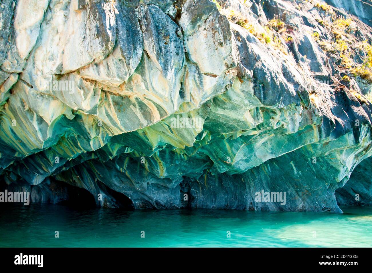 The Marble Caves - Chile Stock Photo