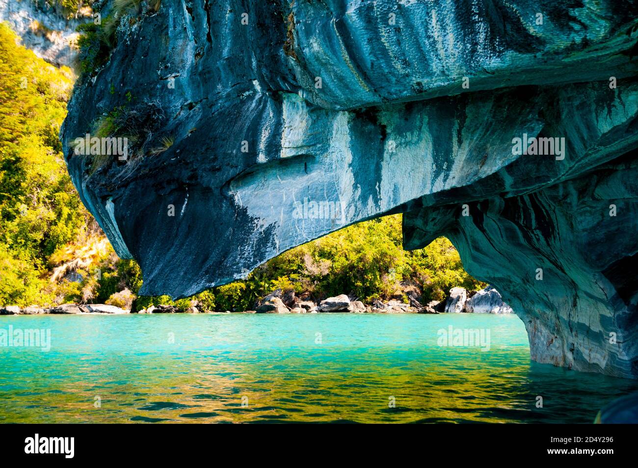 The Marble Caves - Chile Stock Photo