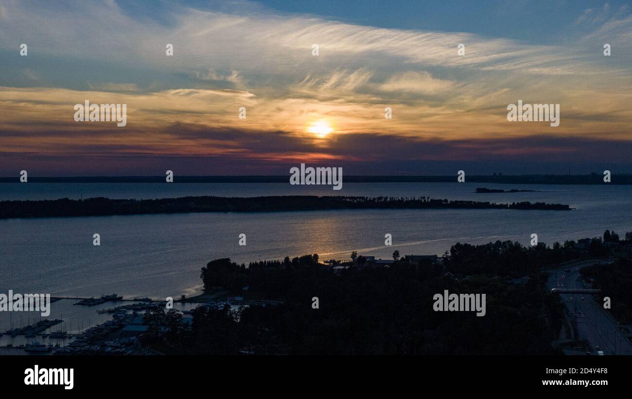 Aerial shot sea buildings hi-res stock photography and images - Alamy