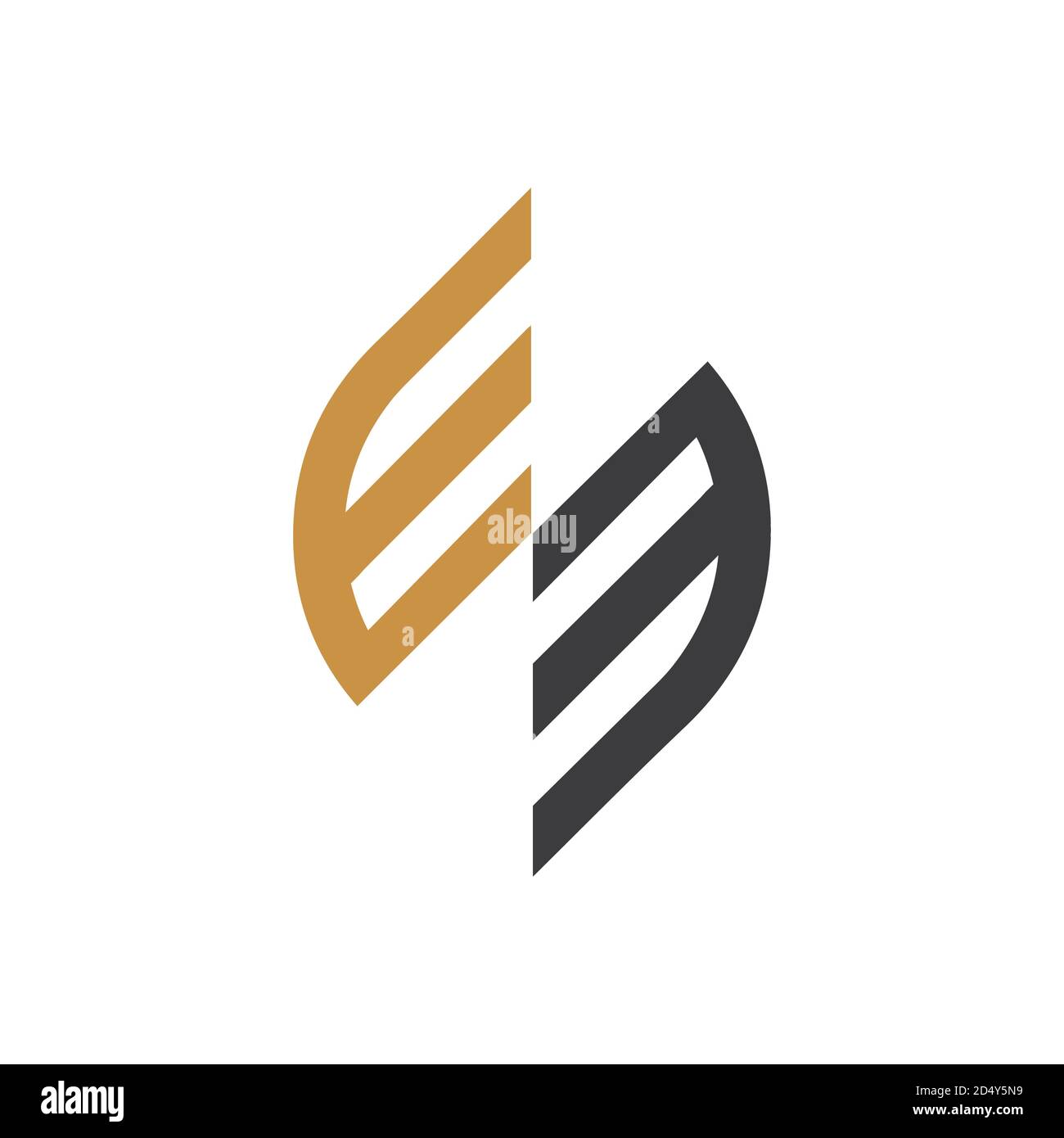 Initial letter em logo or me logo vector design template Stock Vector ...