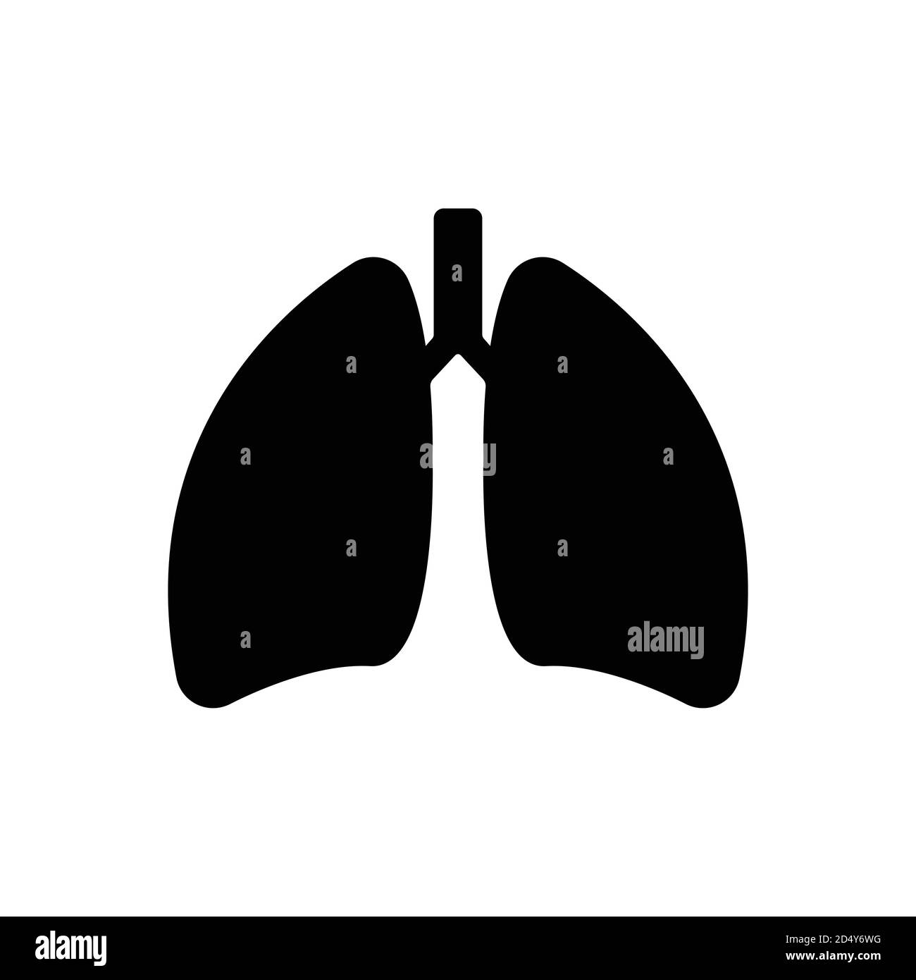 Lungs icon. International pneumonia day. Design template vector Stock Vector
