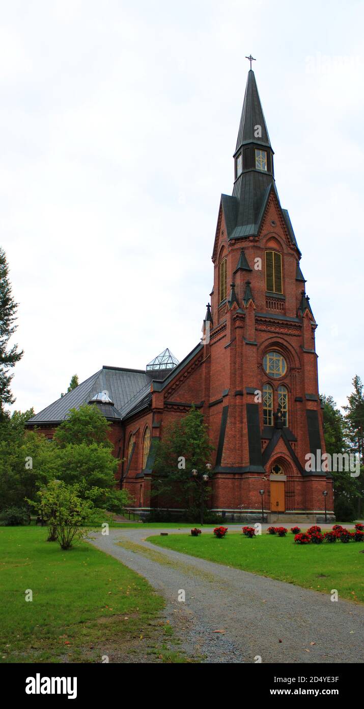 Rantasalmen kirkko, 1904, Josef Stenbäck, Rantasalmi Stock Photo