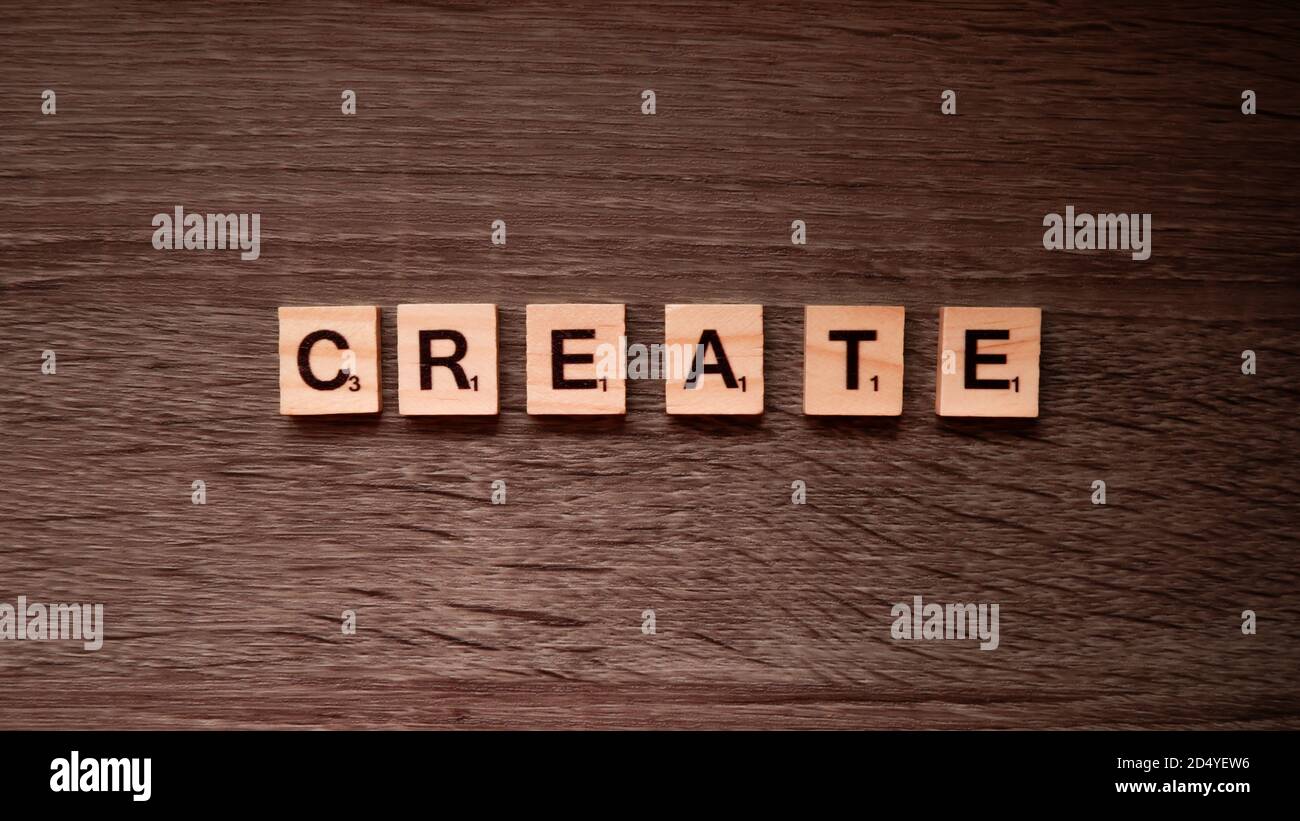 create word from text