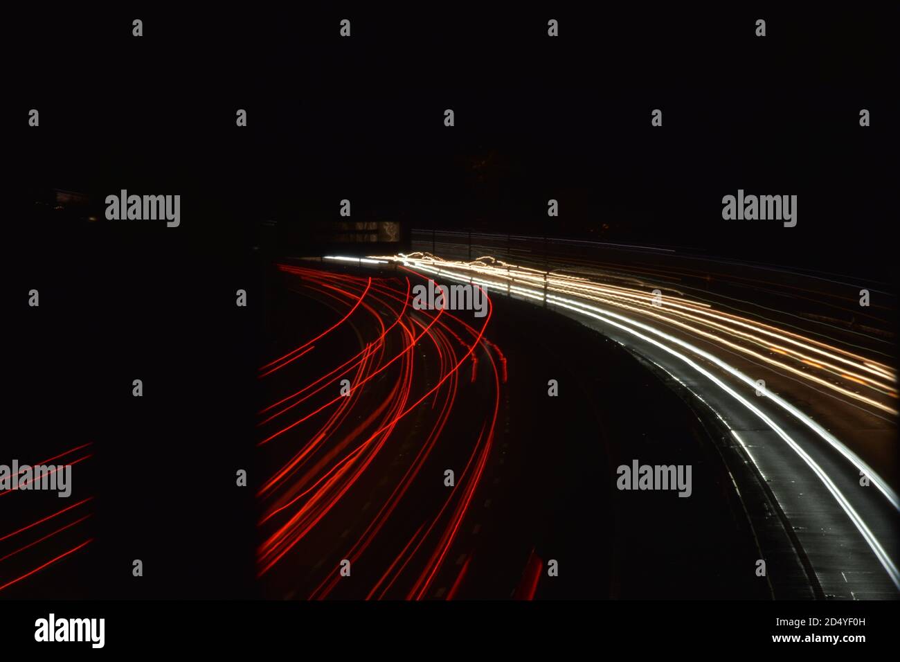 motorway lights Stock Photo Alamy