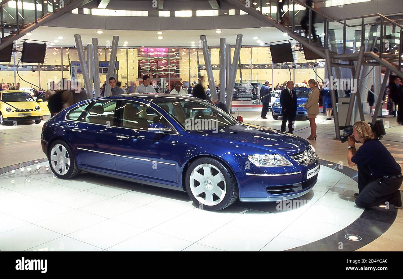 Vw Concept D Car At The 1999 Frankfurt Motor Show Stock Photo Alamy