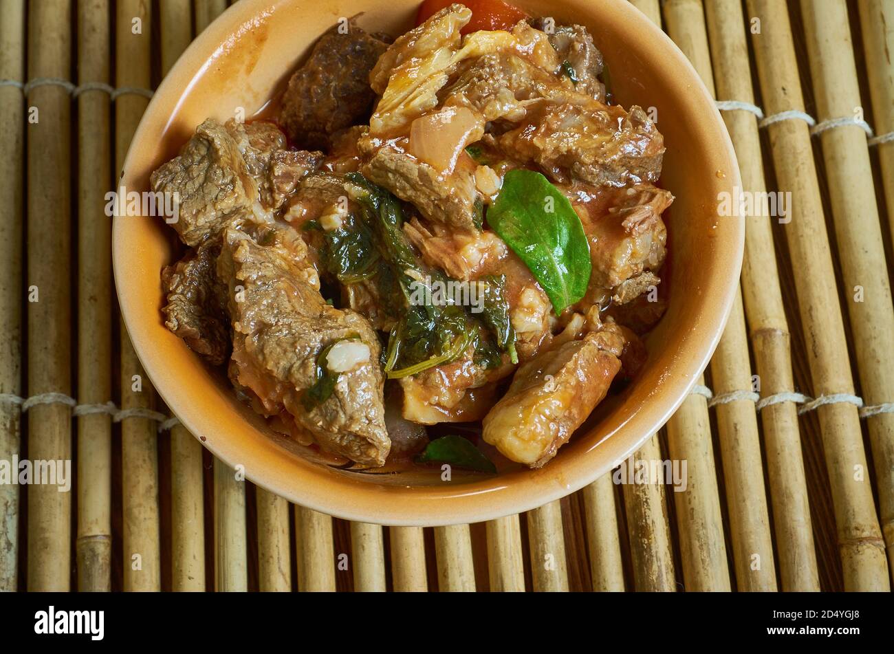 Bengali Mutton Bhuna Kosha Mangsho, rich and spicy mutton or lamb curry Stock Photo Alamy