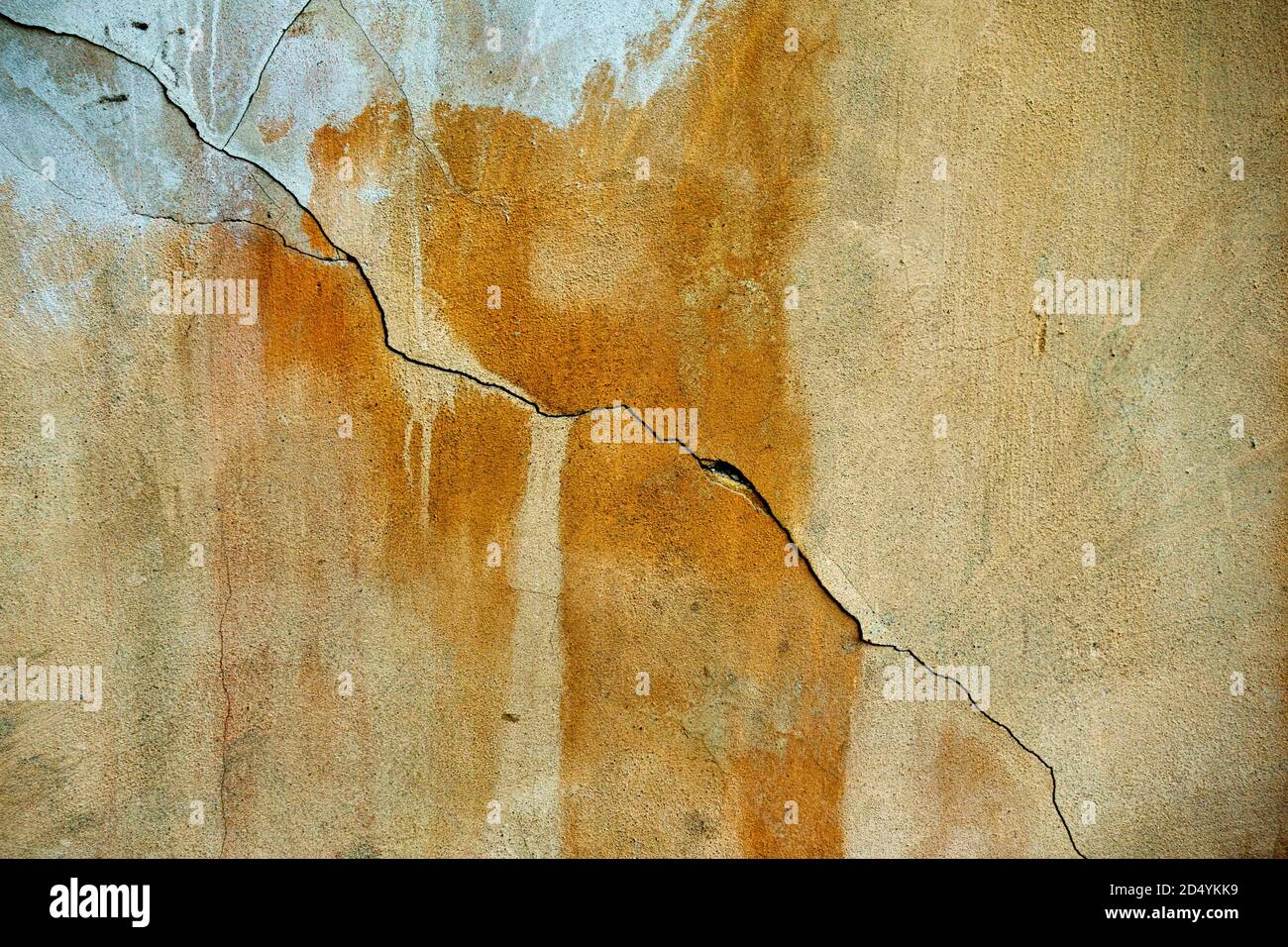 abstract wall with crack Stock Photo