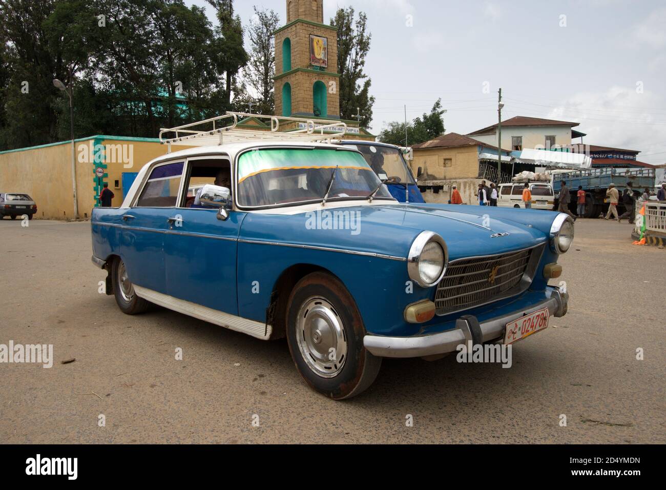 Peugeot 404 Vintage French Car Used As A Taxi In Harar Ethiopia Stock Photo Alamy