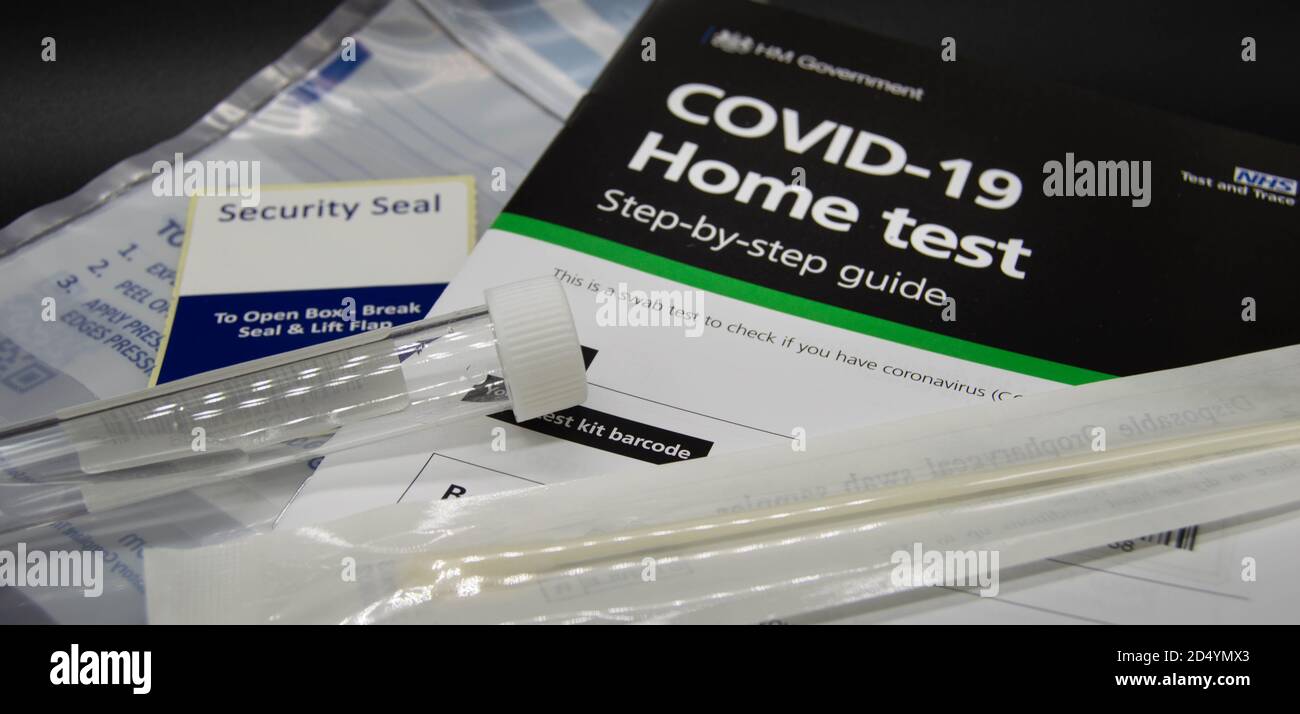Coronavirus home test Stock Photo