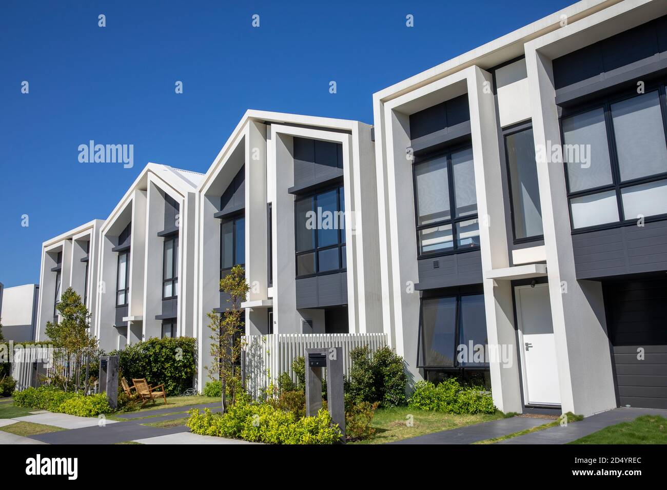 Modern australian townhouse homes houses in Sydney,NSW,Australia on a