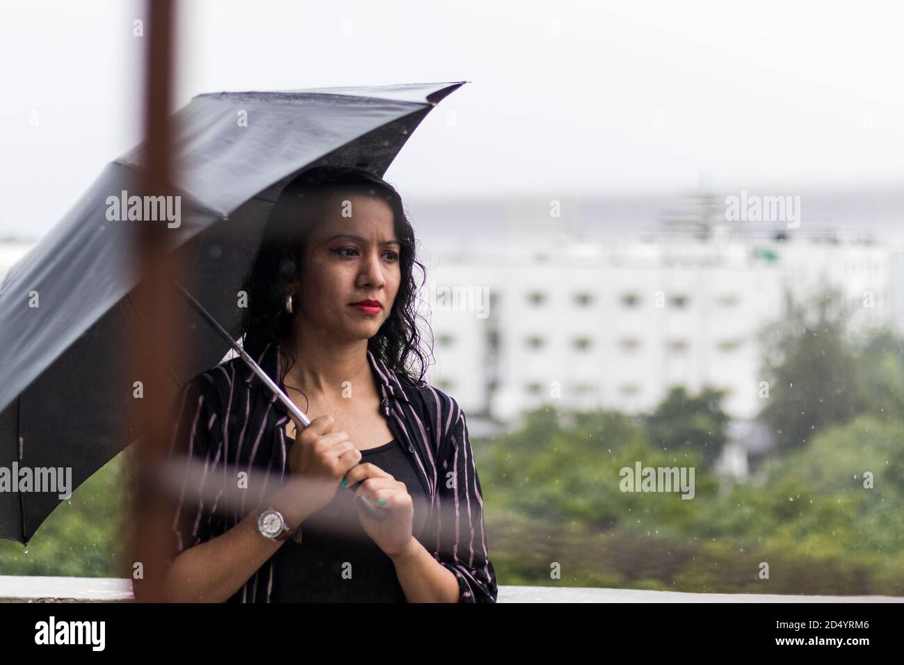 Face Raining Outside Wet face hi-res stock photography and images - Alamy