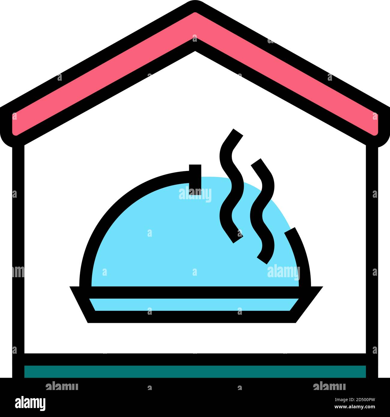 cooking remote training color icon vector illustration Stock Vector ...