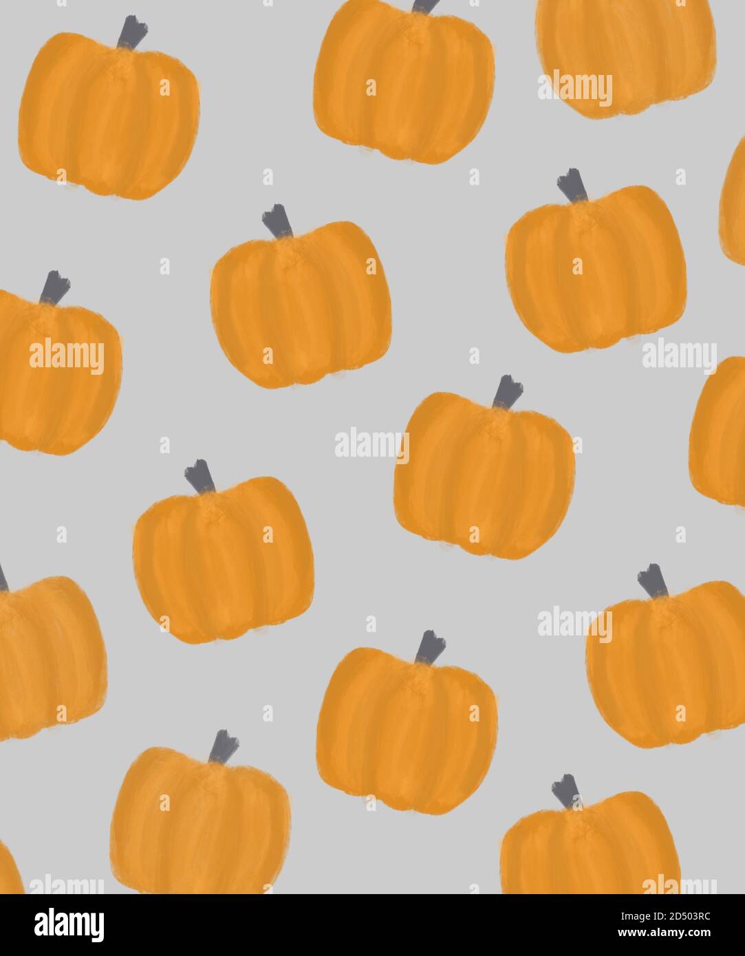 Illustration of pumpkins on a gray background Stock Photo - Alamy