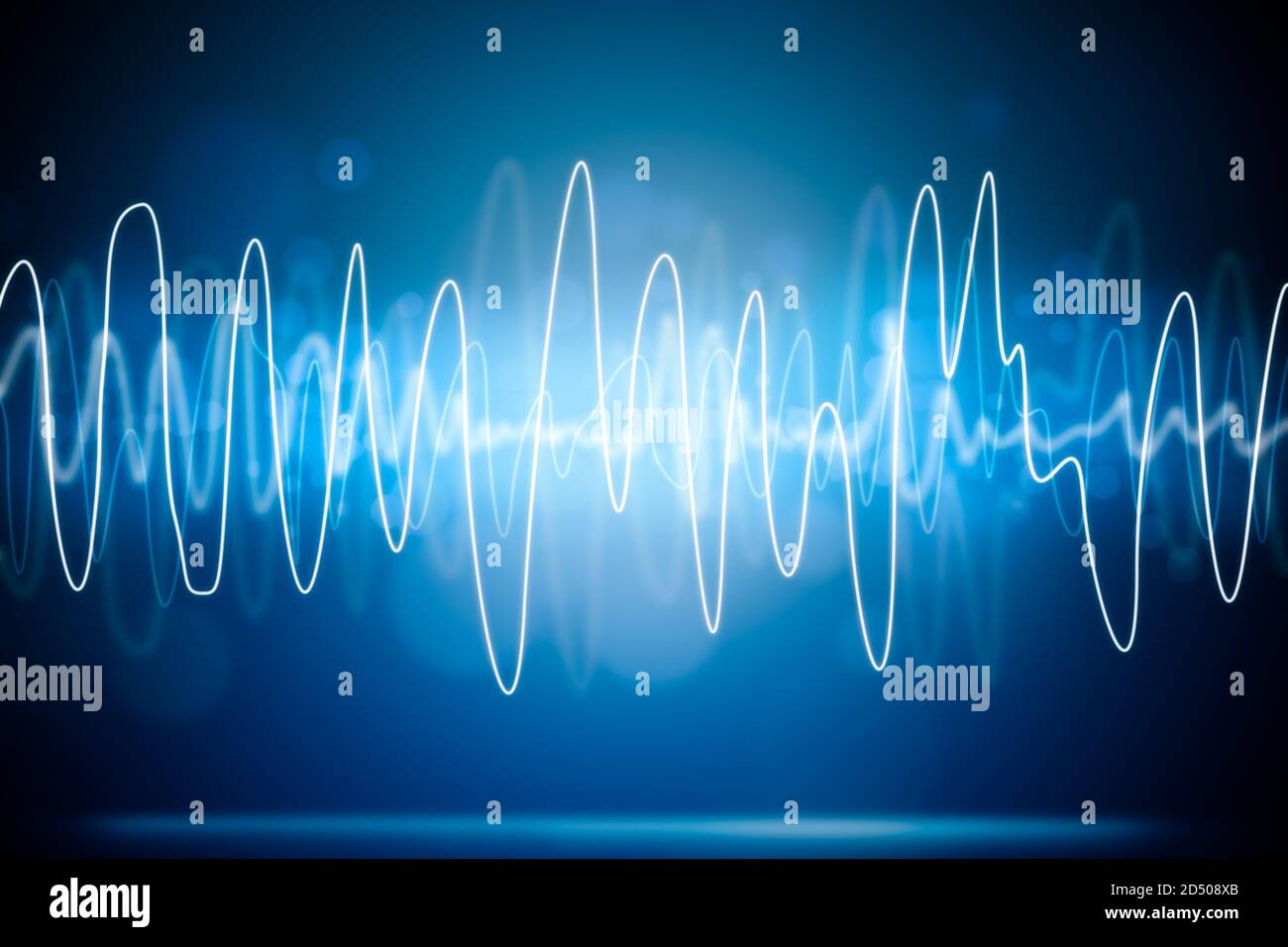 Music sound waves Stock Photo - Alamy
